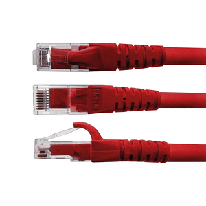Cable Patch Inyectado Multifilar 7,5 Metros Rojo CAT5E