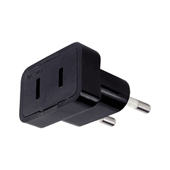 Adaptador Enchufe Americano 2P+T 10A 250 V