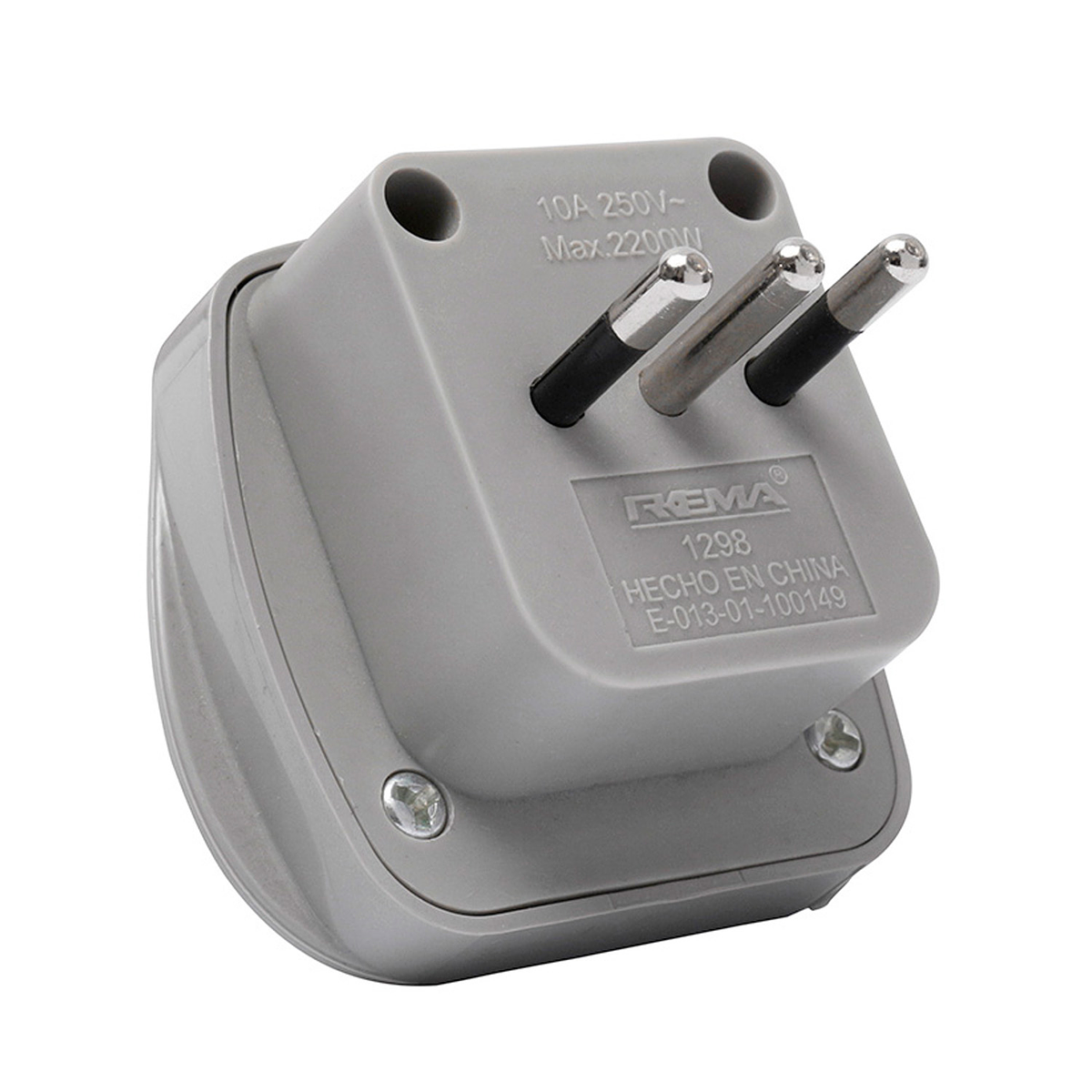 Adaptador Multinorma 10A 250V 2P+T