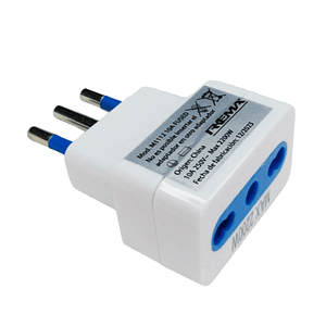 Adaptador de 16A a 10A con Protección Eléctrica 250V 2P+T