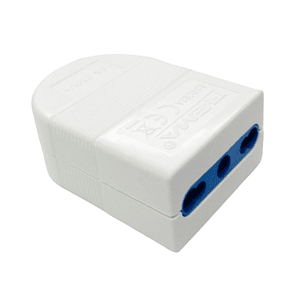 Enchufe Hembra Volante 2P+T 10/16A 250V Blanco Ritting