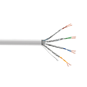 Cable Patch Inyectado Multifilar 1 Metro Blanco CAT6A U/FTP