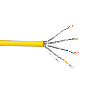 Cable Patch Inyectado Multifilar 2m Amarillo CAT6A U/FTP
