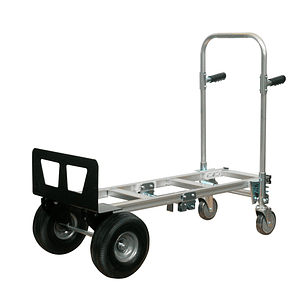 Carro Plegable Doble Tipo Yegua Aluminio 250kg 118x50x103cm