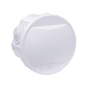 Caja Estanca Redonda 4 Conos 80x50mm IP55