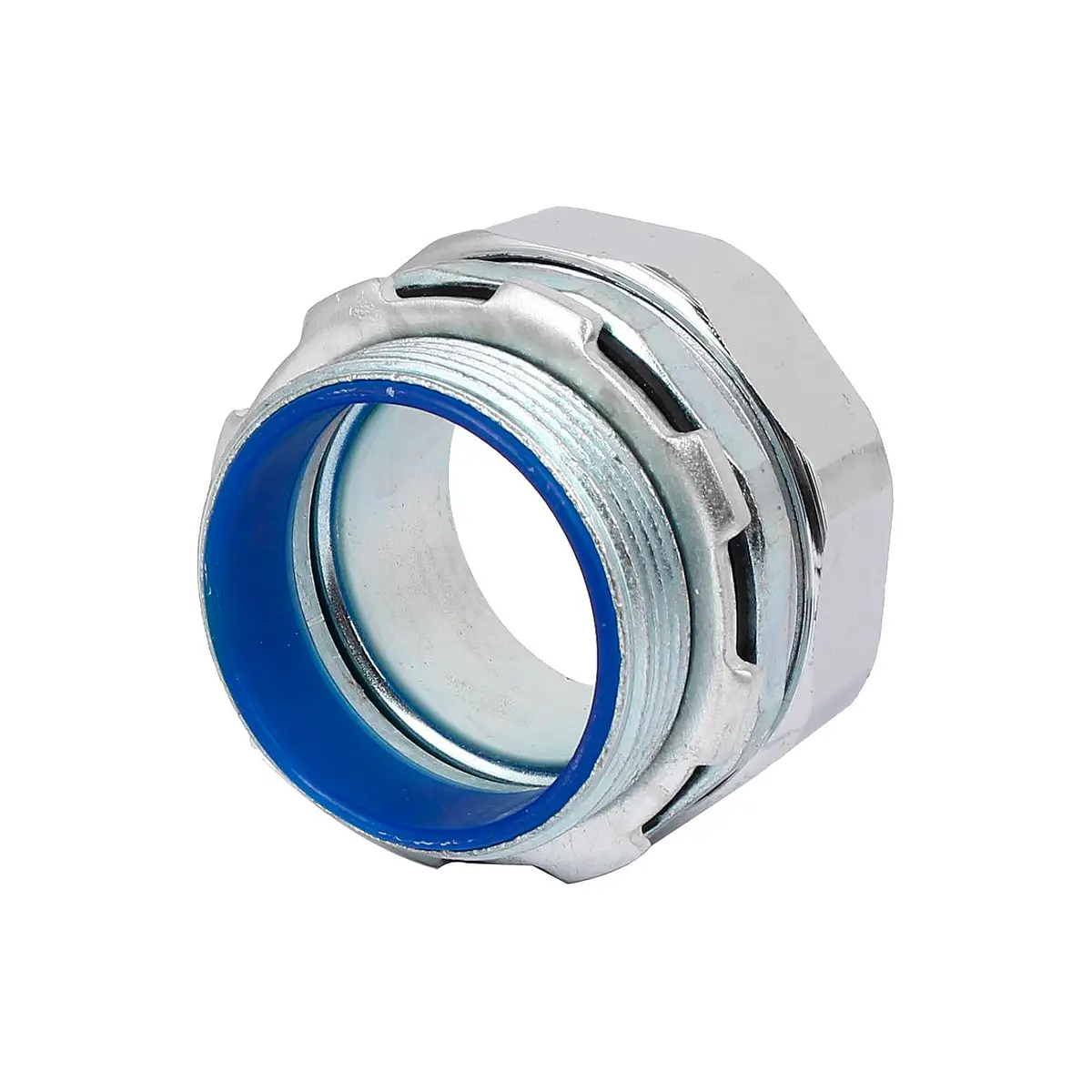 Conector Recto para Flexible Metálico con PVC 50mm