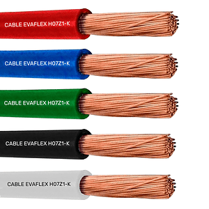 Cable Eva 6mm² Libre de Halógenos H07Z1-K 10 Metros