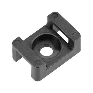 Base para Amarra Chilectra 23 x 16 mm Negra (100 Unidades)