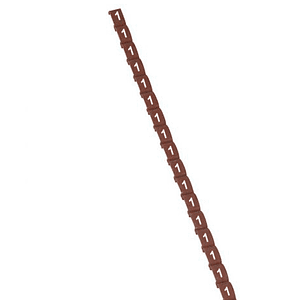 Marcador para Cable Número 1 Café 0,5-1,5mm Tira 10U