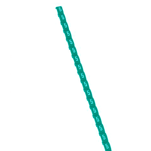 Marcador para Cable Número 5 Verde 4mm Tira 10U
