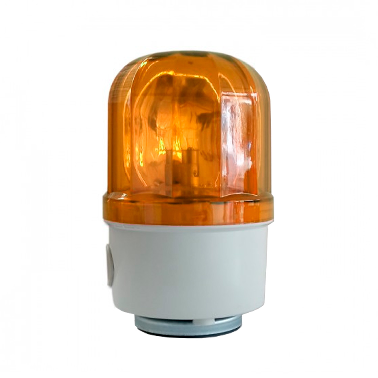 Baliza Giratoria con Sirena 220V Ámbar