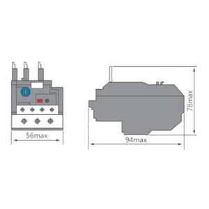Relé Térmico JR28s-25 23A - 32A