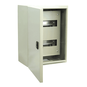 Gabinete Metálico con Chasis 2x12 Módulos 400x300x200 IP66