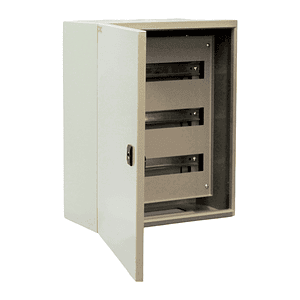 Gabinete Metálico con Chasis 3x17 Módulos 500x400x200 IP66