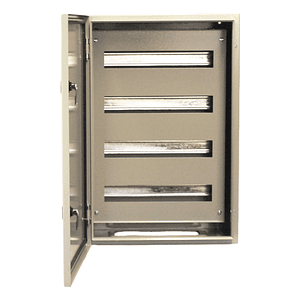 Gabinete Metálico con Chasis 4x19 Módulos 600x500x200 IP66