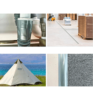 Cinta Multiusos para Ductos Color Gris 5cm x 50mts