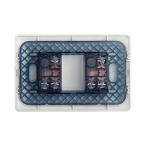 Interruptor Doble 9/15 10A 220V Color Champagne