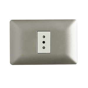 Enchufe Simple 10A 220V Color Champagne