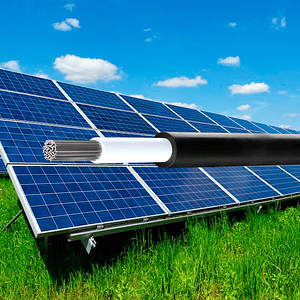 Cable Solar 6mm 1,8KV Libre de Halógenos Negro 100 Metros