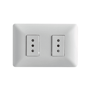 Enchufe Doble 10A 250V Blanco Stanford 2917