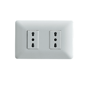 Enchufe Doble 10/16A 250V Blanco Stanford 2920