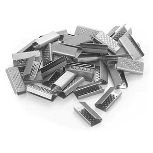 Sellos Metálicos para Zunchos Plásticos Bolsa 500 Unidades