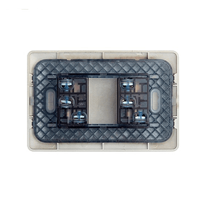 Enchufe Doble 2P+T 10A 220V Color Café 4917