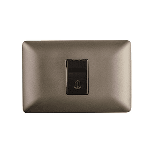 Pulsador de Timbre 220V Color Cafe