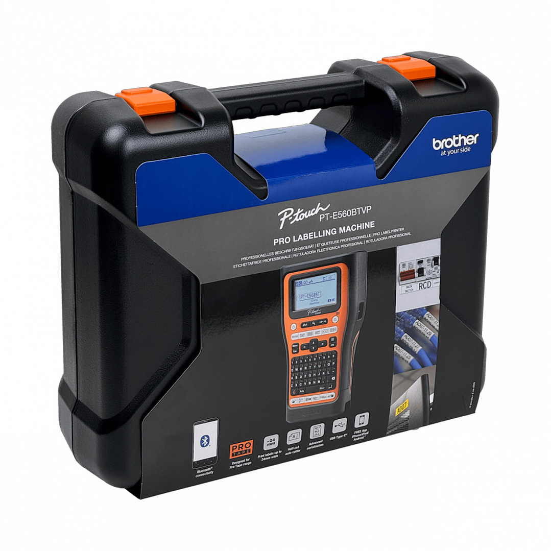Rotuladora Brother PT-E560BTVP Industrial Profesional con USB 6