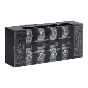 Regleta Aislada de Conexión 4 Polos 25A 600V