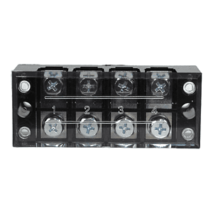 Regleta Aislada de Conexión 4 Polos 25A 600V