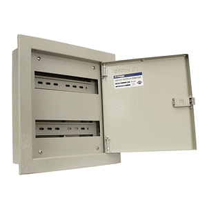 Tablero Metálico Embutido con Chasis 24 Módulos IP22 IK10