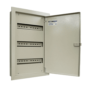 Tablero Metálico Embutido con Chasis 36 Módulos IP22 IK10