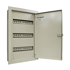 Tablero Metálico Embutido con Chasis 54 Módulos IP22 IK10