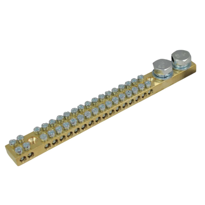 Barra Terminal de Bronce 2x18P