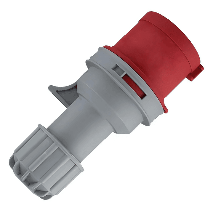 Enchufe Industrial Macho Volante 3P+T 32A 380V IP44 2