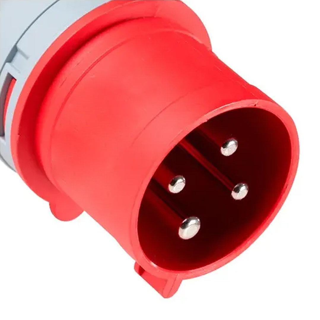 Enchufe Industrial Macho Volante 3P+T 32A 380V IP44 3