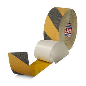Cinta Antideslizante Profesional Amarillo Negro 50mm 15m