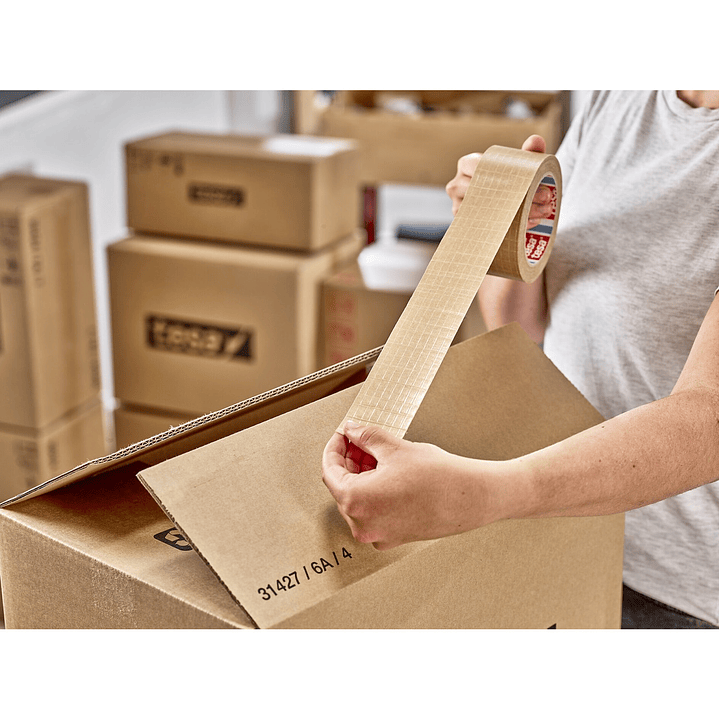 Cinta de Embalaje Papel 25mm 50 Metros 60013 Tesa 2