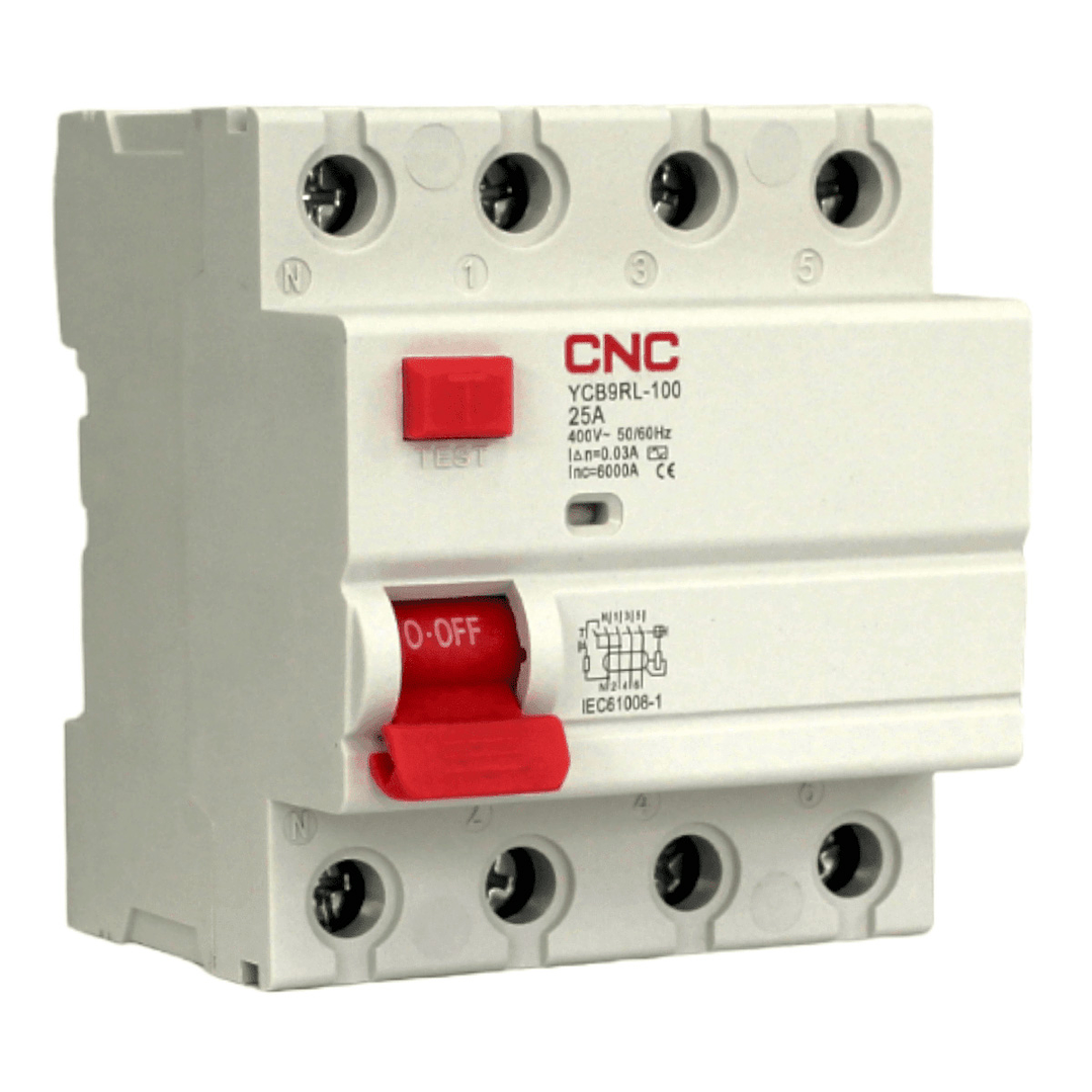 Interruptor Diferencial 4x25 30mA 6kA CNC 1