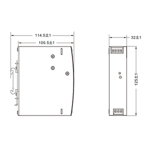 Fuente de Poder 120W 5A 220VAC-24VDC