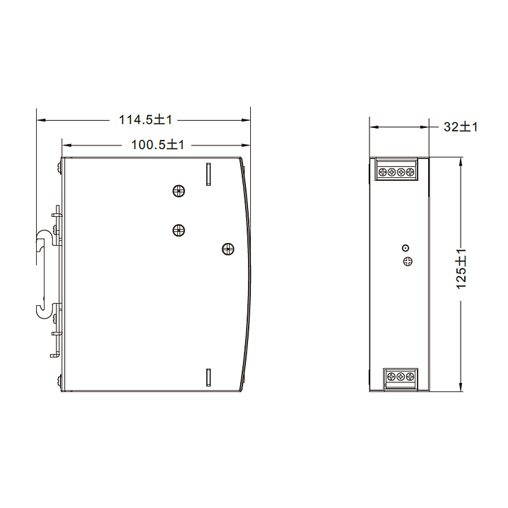 Fuente de Poder 120W 5A 220VAC-24VDC 2