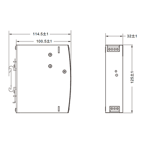 Fuente de Poder 75W 3.2A 220VAC-24VDC