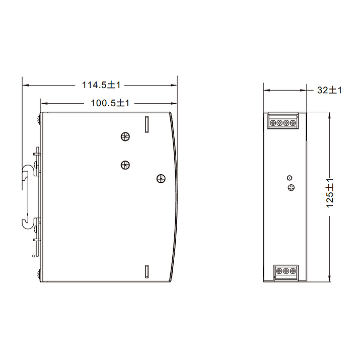 Fuente de Poder 75W 3.2A 220VAC-24VDC 2
