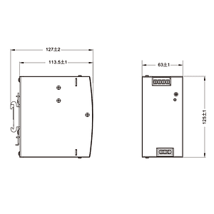 Fuente de Poder 240W 10A 220VAC-24VDC