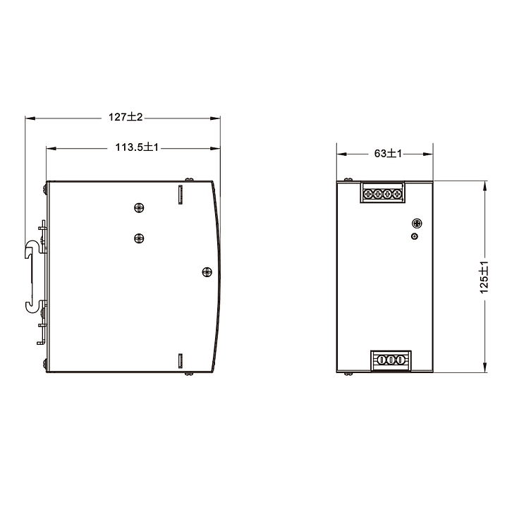 Fuente de Poder 240W 10A 220VAC-24VDC 2