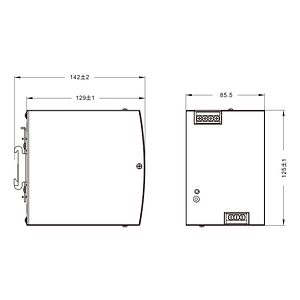 Fuente de poder 480W 20A 220VAC-24VDC