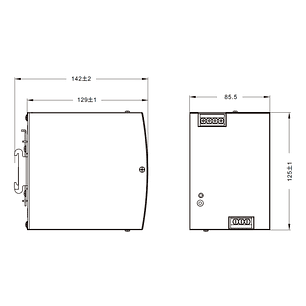 Fuente de poder 480W 20A 220VAC-24VDC