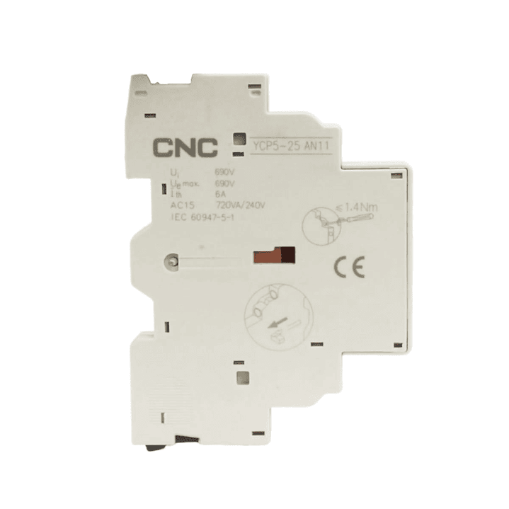 Contacto Auxiliar Lateral 1NO 1NC para Guardamotor 2