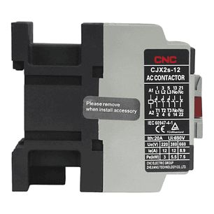 Contactor Trifasico CJX2s 12A Bobina 220V 1NO 1NC